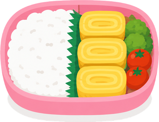 卵焼きのイラスト