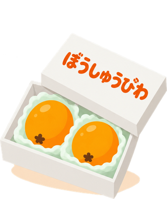 房州びわのイラスト