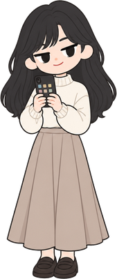 英語学習アプリを入れるのイラスト