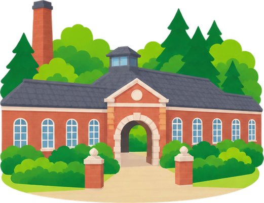 富岡製糸場のイラスト