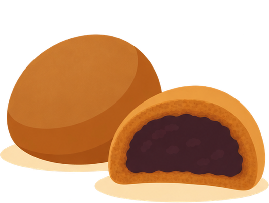湯乃花まんじゅうのイラスト