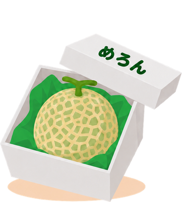 メロンのイラスト