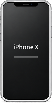 iPhone Xのイラスト