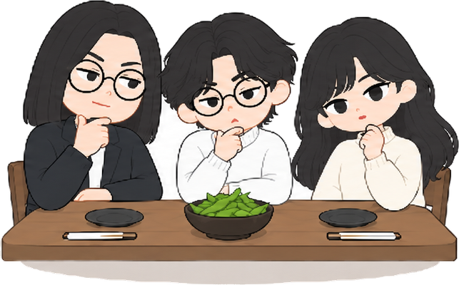 枝豆のイラスト