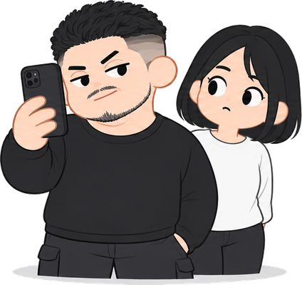 自撮りではないことにするのイラスト