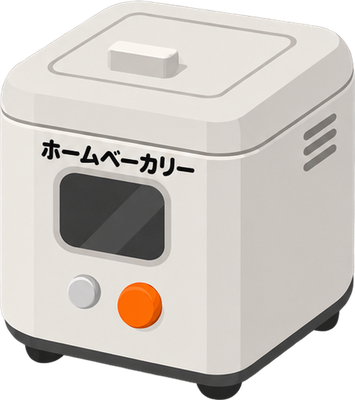 ホームベーカリーのイラスト