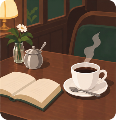 文庫本を持ち込むのイラスト