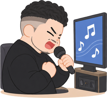 原曲キーにこだわるのイラスト