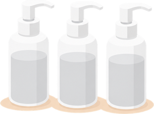 生活感を消すのイラスト