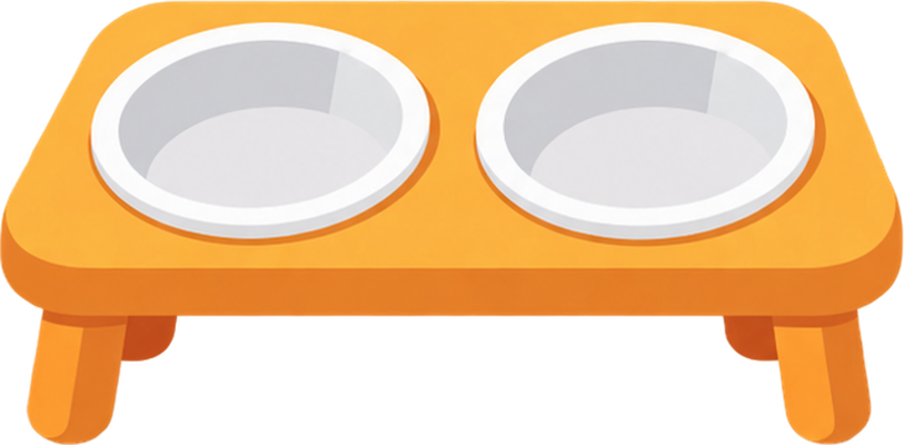 専用食器のイラスト