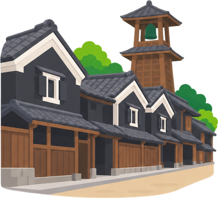 川越のイラスト